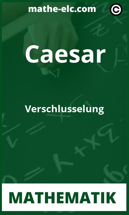 Caesar Verschlüsselung Aufgaben PDF