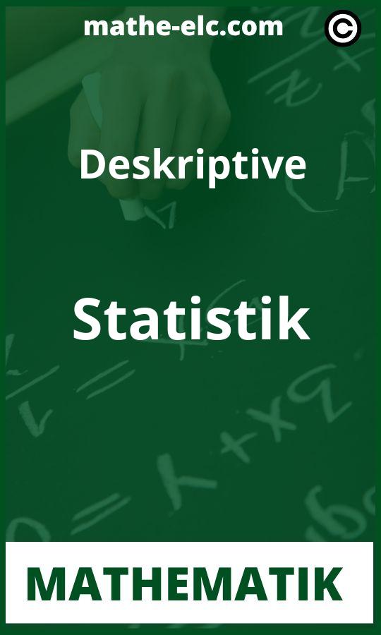 Deskriptive Statistik Aufgaben PDF