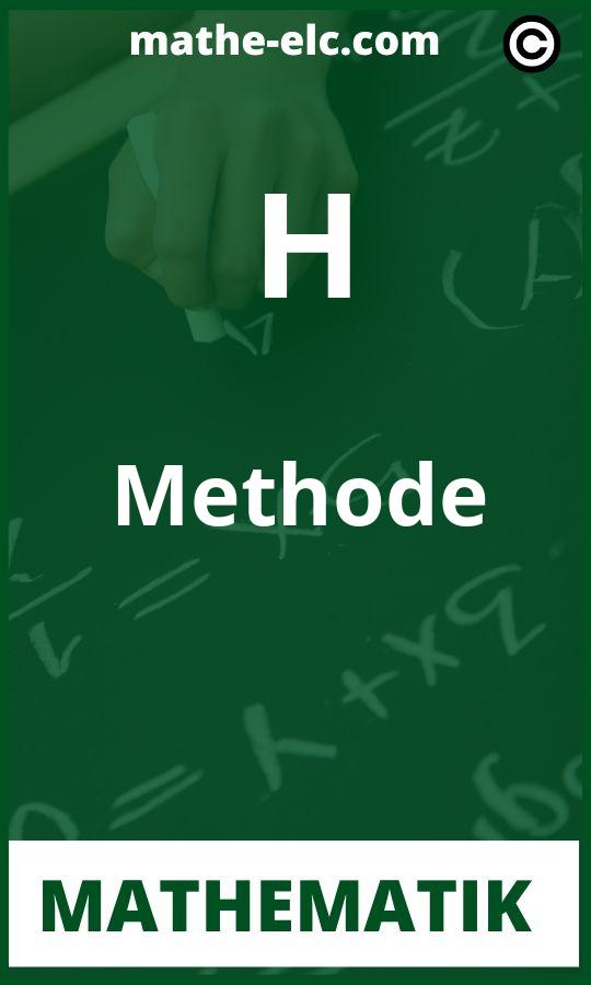 h Methode Aufgaben PDF