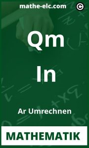 QM in AR Umrechnen: Einfache Anleitung für die Berechnung
